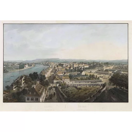 Anton Winterlin — "Basel vom St. Johann Thor aus".