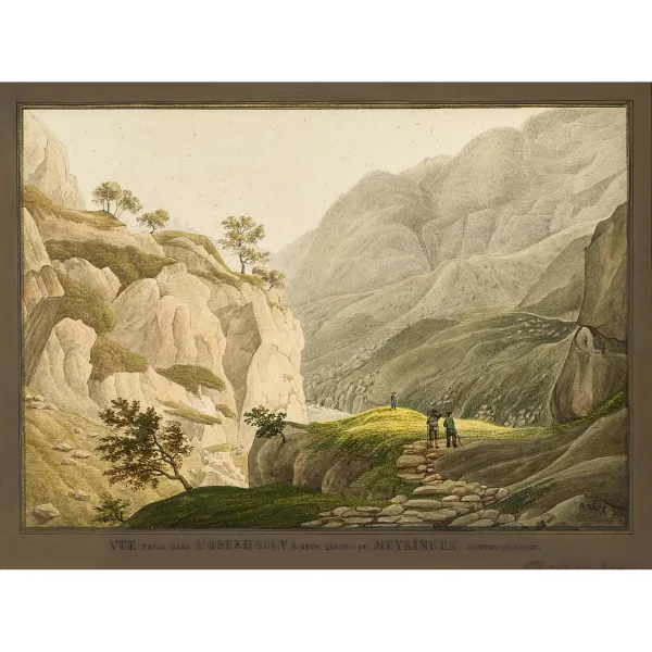 Anton Winterlin — "Vue prîse dans l'Oberhasly à deux lieues de Meyringen".