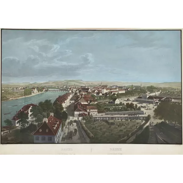 "Basel vom St. Johann Thor aus"