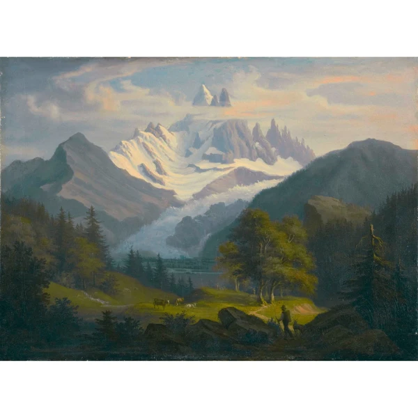 Anton Winterlin — GEBIRGSLANDSCHAFT MOUNTAIN LANDSCAPE