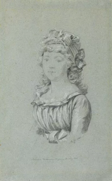 Anton Graff — Desmoiselle Stockmann, Bürgerin zu Hamburg