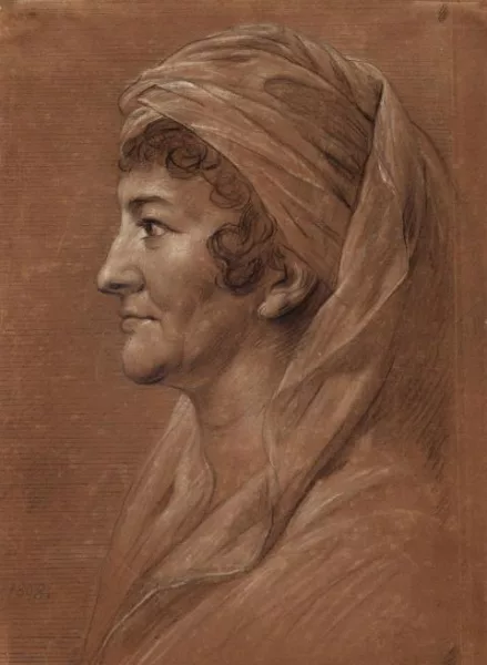 Anton Graff — Elisa von der Recke im Profil
