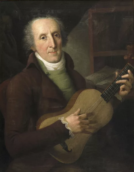 Anton Graff — Portrait à la guitare,