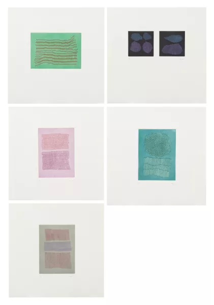 Aoi Huber-Kono — Aoi HUBER-KONO (1936), ensemble de 5 gravures
