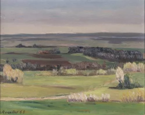 Armand Henri Rouiller (1901-1977) "Paysage de campagne". — DognyAuction