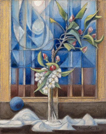 Bouquet de branche de poirier et image de printemps