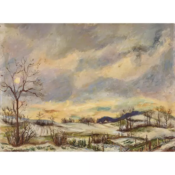 Paysage hivernal