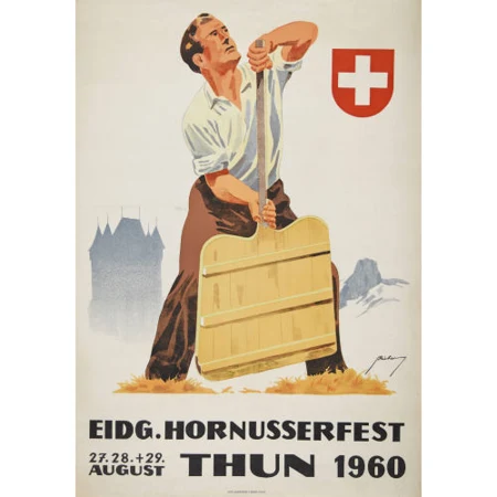 "Eid. Hornussserfest Thun 1960"