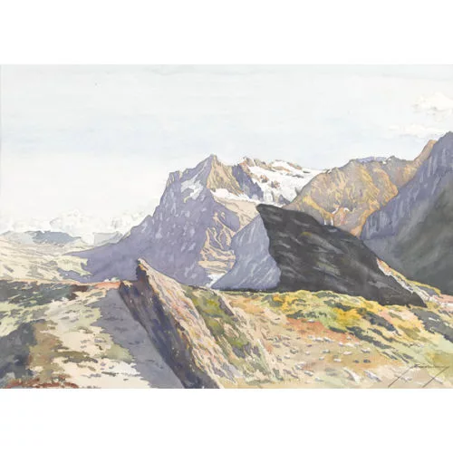 Armin Bieber — "Wetterhorn und Mettenberg".