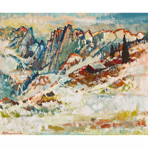 Winterliche Berglandschaft