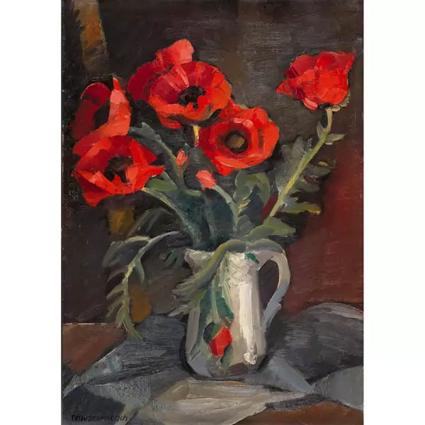 Stillleben mit Klatschmohn