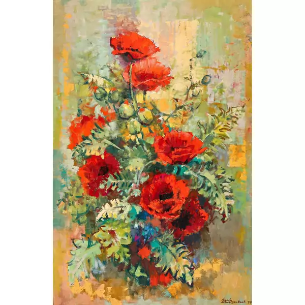 Stillleben mit Klatschmohn
