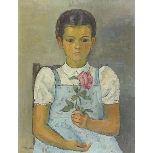 Arne Siegfried — Mädchen mit einer Rose.
