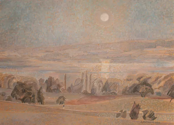 Landschaft mit Bäumen