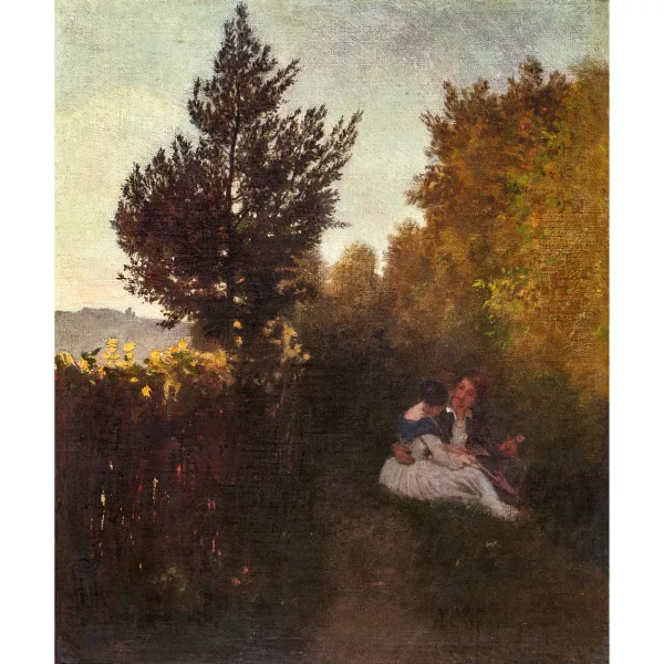 Arnold Böcklin — In der Art - Manner of
