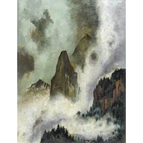 Arnold Brügger — "Berglandschaft".