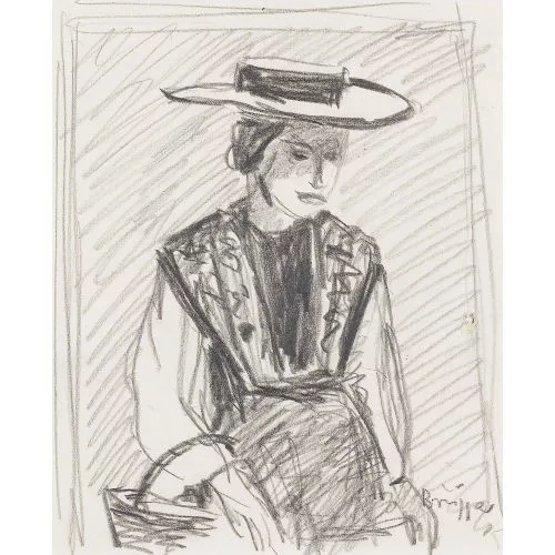 Arnold Brügger — Junge Frau in Bernertracht.
