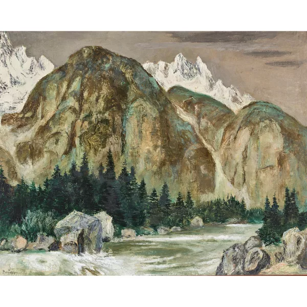 Arnold Brügger — Die Aare bei Handeck im Haslital.