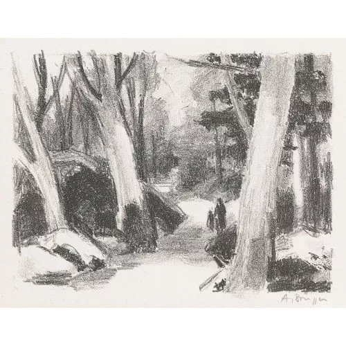 Arnold Brügger — Waldweg.