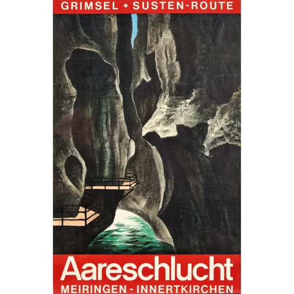 Arnold Brügger — "Aareschlucht".