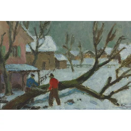 Arnold Brügger — "Winterlandschaft".