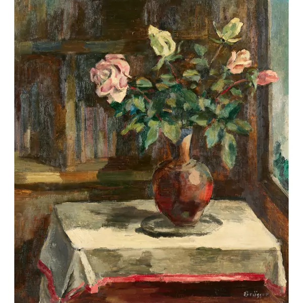 Interieur mit Rosen