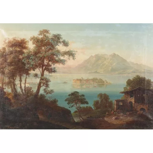 Arnold Jenny — Partie auf dem Lago Maggiore mit den Borromäischen Inseln.