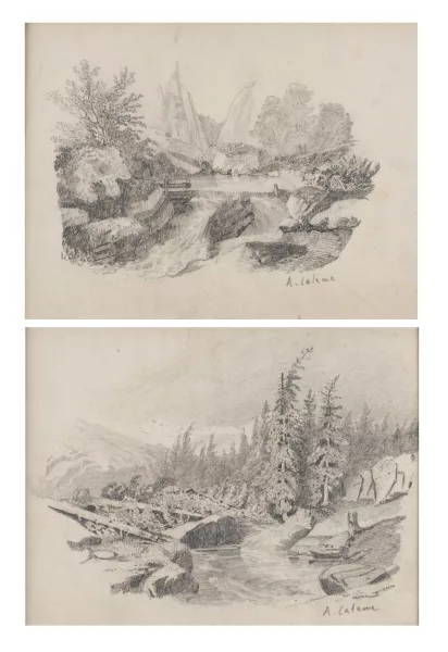 Arthur Calame — Paysage de montagne
