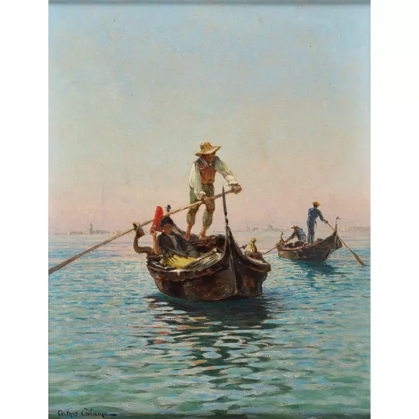 Arthur Calame — "En pleine lagune - Venice".