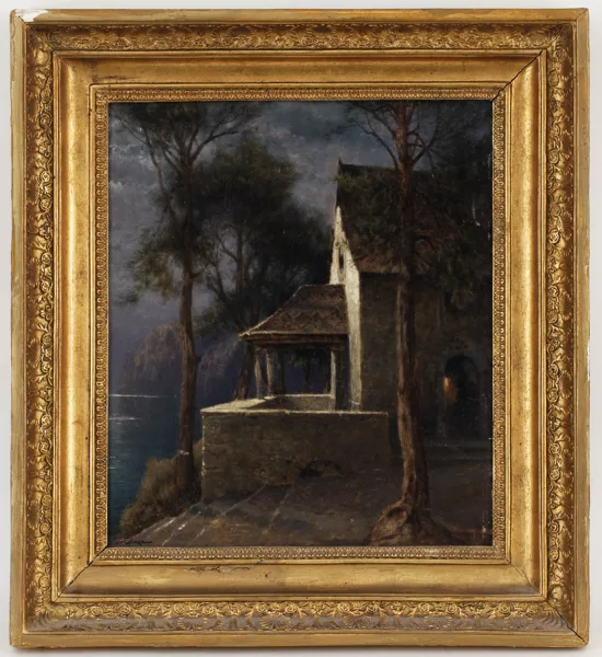 Arthur Calame — La chapelle de Kindesmörthe au bord du lac de Lucerne,