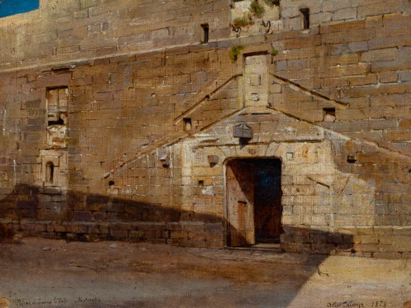 Arthur Calame — Prison de Jeanne la Folle, Fontainearabie (1878)