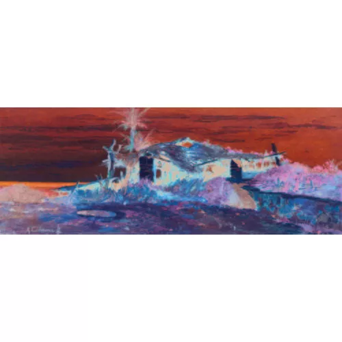 Arthur Calame — Hausruine am Mittelmeer bei Bordighera.