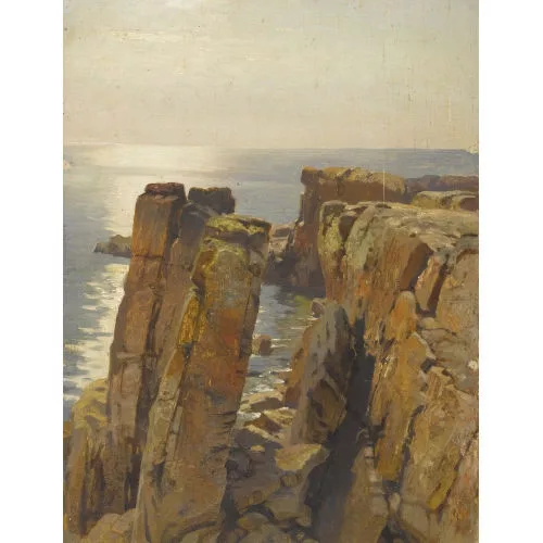 Arthur Calame — Steile Felsküste.