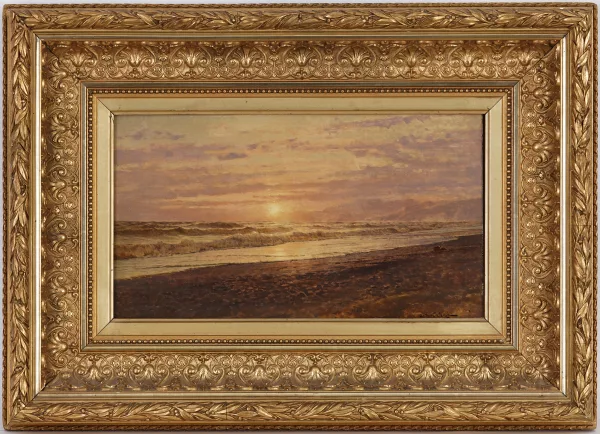 Arthur Calame — Arthur Calame (1843-1919), Après la tempête, bord de