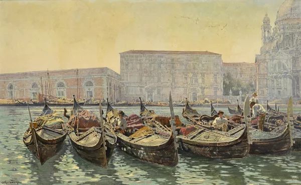 Arthur Calame — Gondoles à Venise