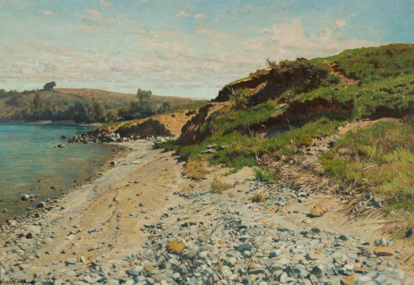 Arthur Calame — Grève au bord du Léman