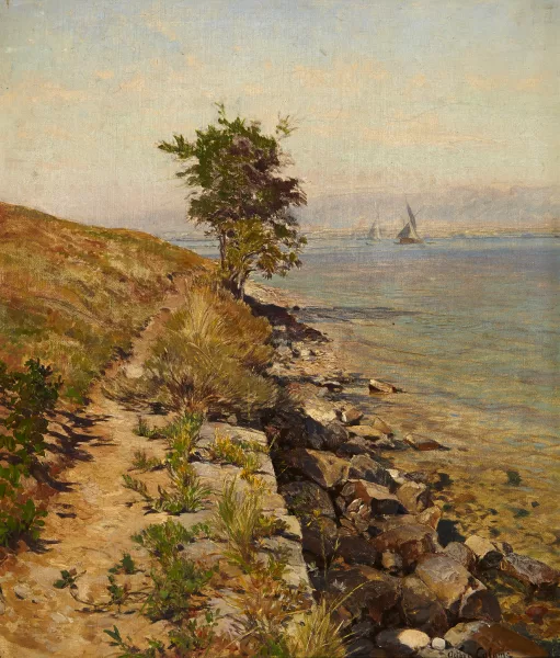 Arthur Calame — Paysage près de Bellerive