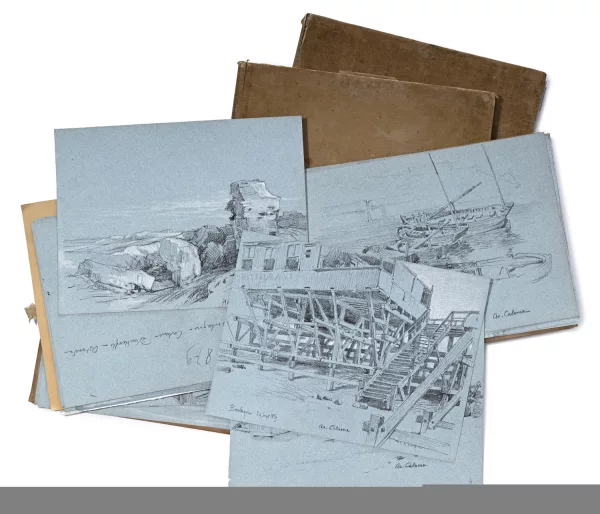 Arthur Calame — Etudes et croquis