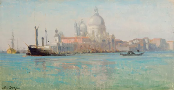 Arthur Calame — Venedig, Blick auf die Basilica Santa Maria della Salute