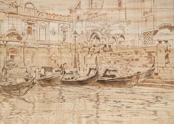 Arthur Calame — Gondoles à Venise