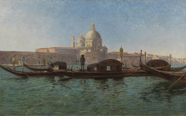 Arthur Calame — Le Grand Canal et la basilique Santa Maria della Salute à Venise