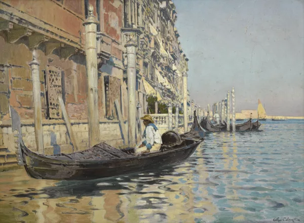 Arthur Calame — Palais et gondoles à Venise