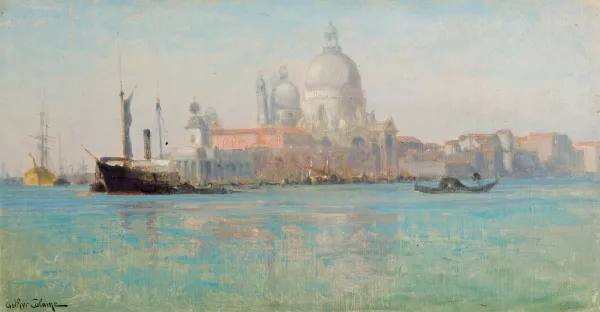 Arthur Calame — Venedig, Blick auf die Basilica Santa Maria della Salute