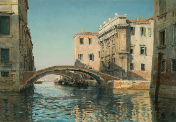 Arthur Calame — Un petit canale à Venise