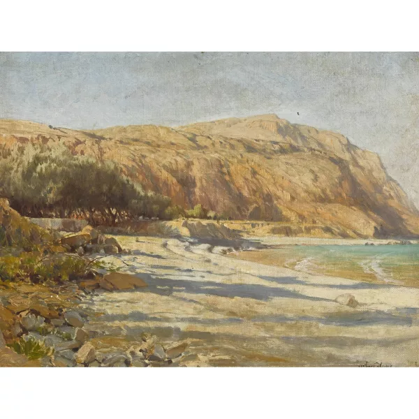 Arthur Calame — Südliche Küstenlandschaft.