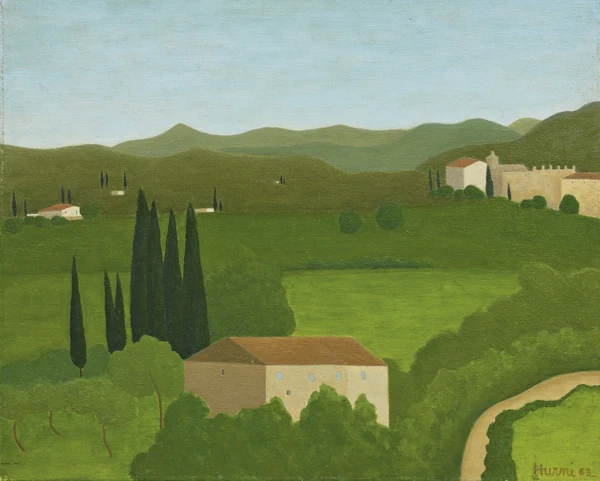 Arthur Hurni — Environs de Sienne, 1963