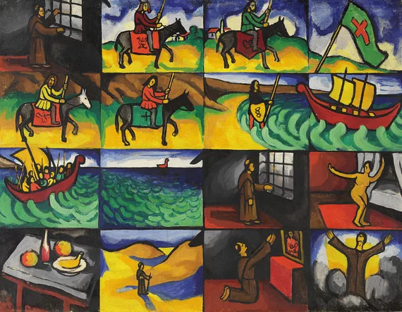 Arthur Segal — Der Mönch