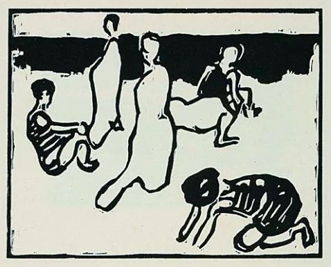 Arthur Segal — Vom Strande