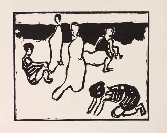 Arthur Segal — Vom Strande, 1913