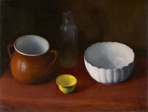 Arthur Segal — Stillleben - Schalen und Krug